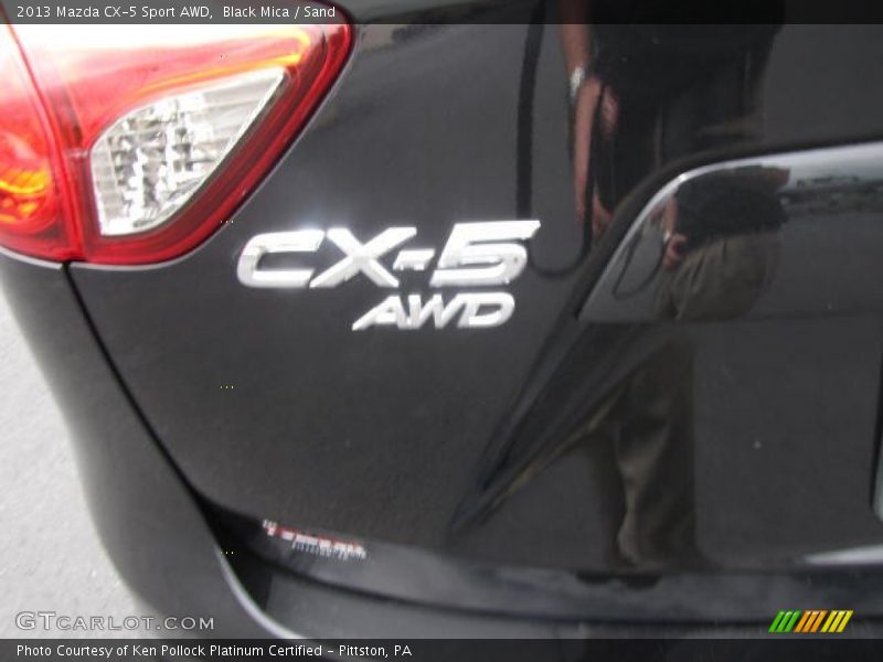 Black Mica / Sand 2013 Mazda CX-5 Sport AWD