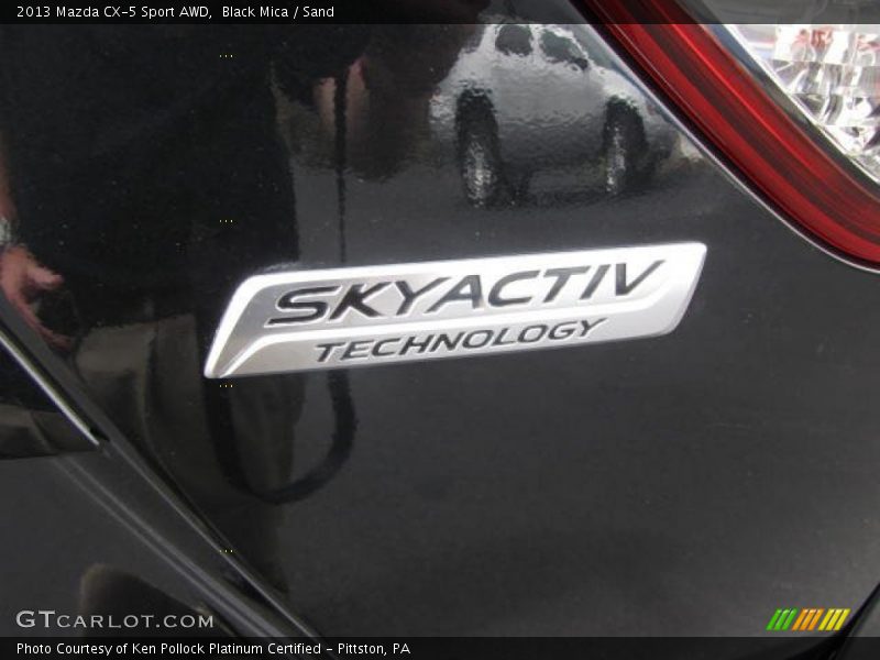 Black Mica / Sand 2013 Mazda CX-5 Sport AWD