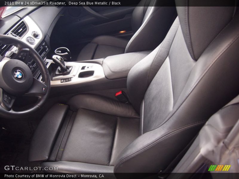 Deep Sea Blue Metallic / Black 2011 BMW Z4 sDrive35is Roadster