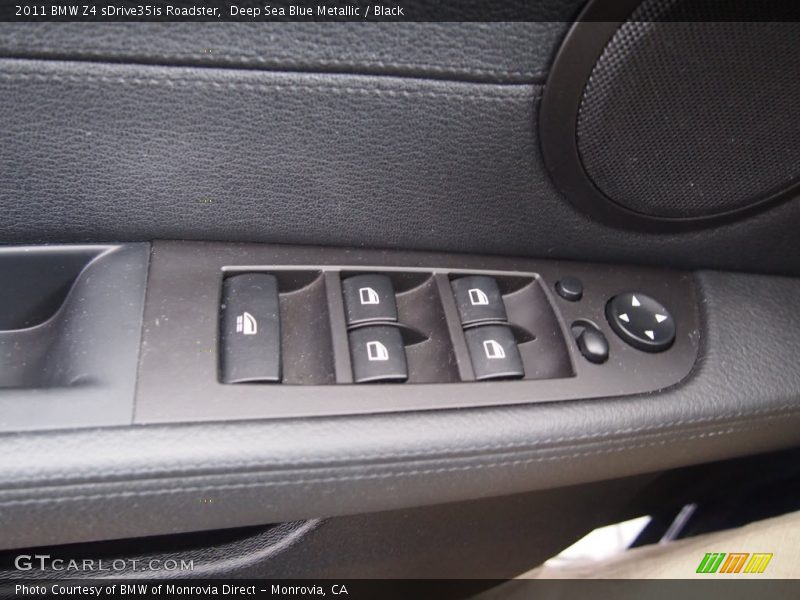 Deep Sea Blue Metallic / Black 2011 BMW Z4 sDrive35is Roadster