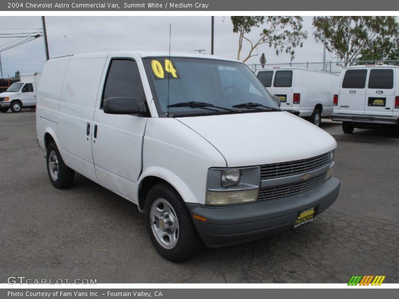 Summit White / Medium Gray 2004 Chevrolet Astro Commercial Van