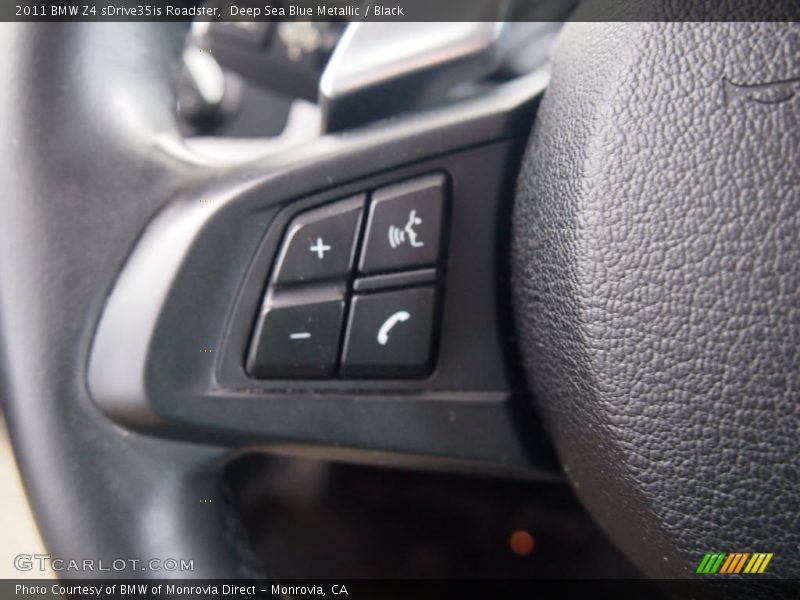 Controls of 2011 Z4 sDrive35is Roadster