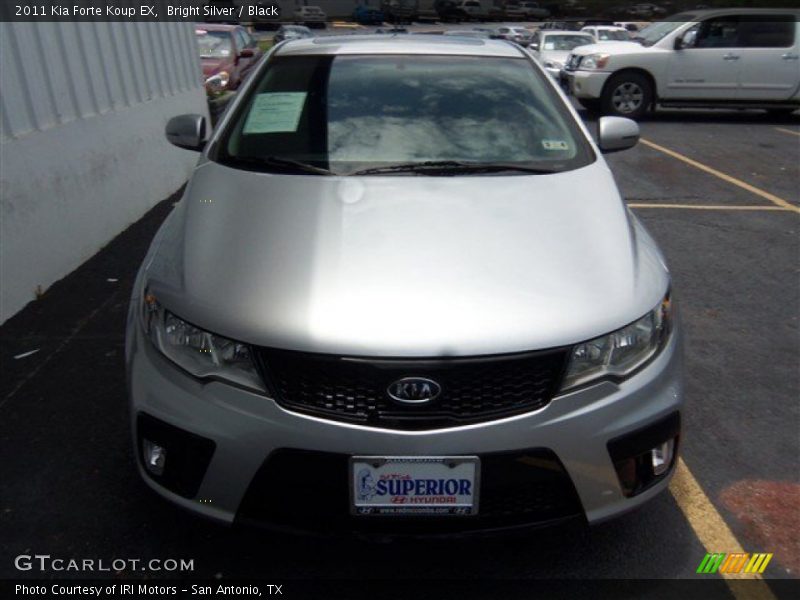 Bright Silver / Black 2011 Kia Forte Koup EX