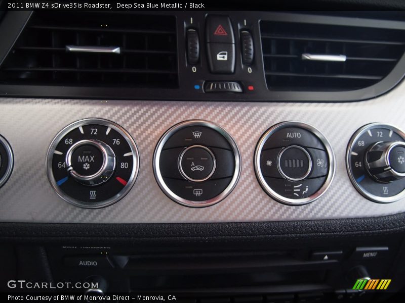 Controls of 2011 Z4 sDrive35is Roadster
