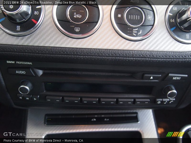 Controls of 2011 Z4 sDrive35is Roadster