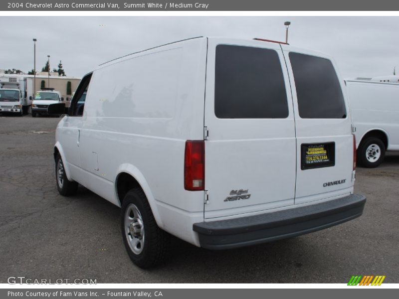 Summit White / Medium Gray 2004 Chevrolet Astro Commercial Van