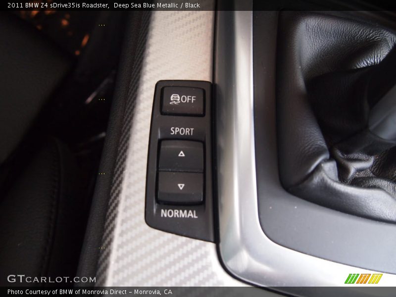 Deep Sea Blue Metallic / Black 2011 BMW Z4 sDrive35is Roadster