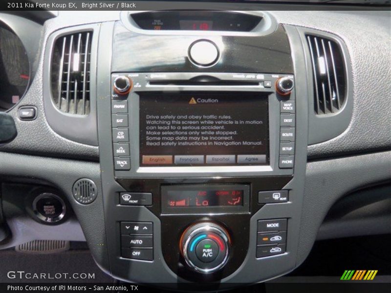 Bright Silver / Black 2011 Kia Forte Koup EX