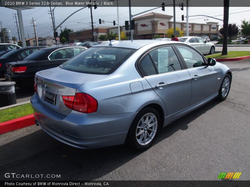 Blue Water Metallic / Black 2010 BMW 3 Series 328i Sedan