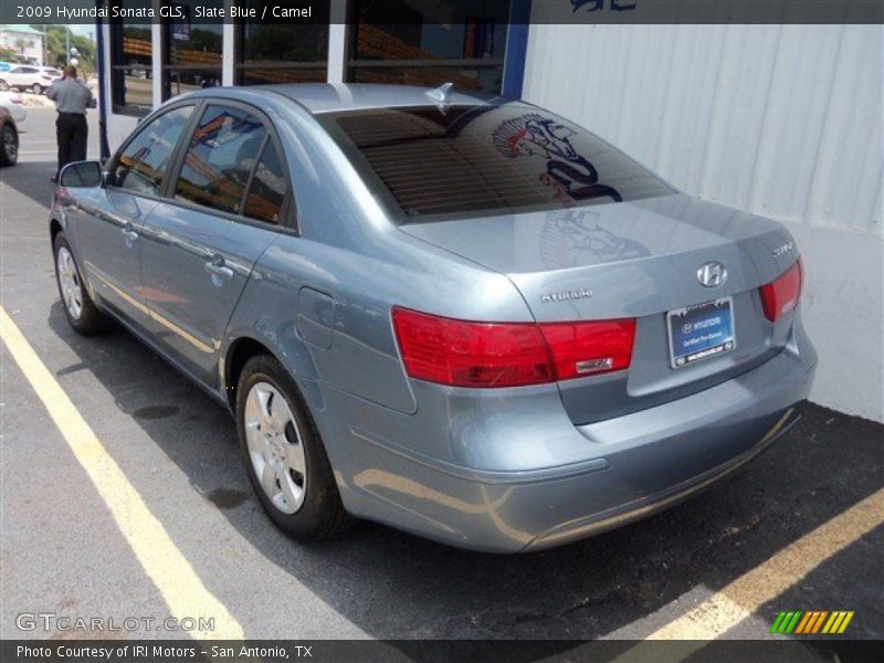 Slate Blue / Camel 2009 Hyundai Sonata GLS
