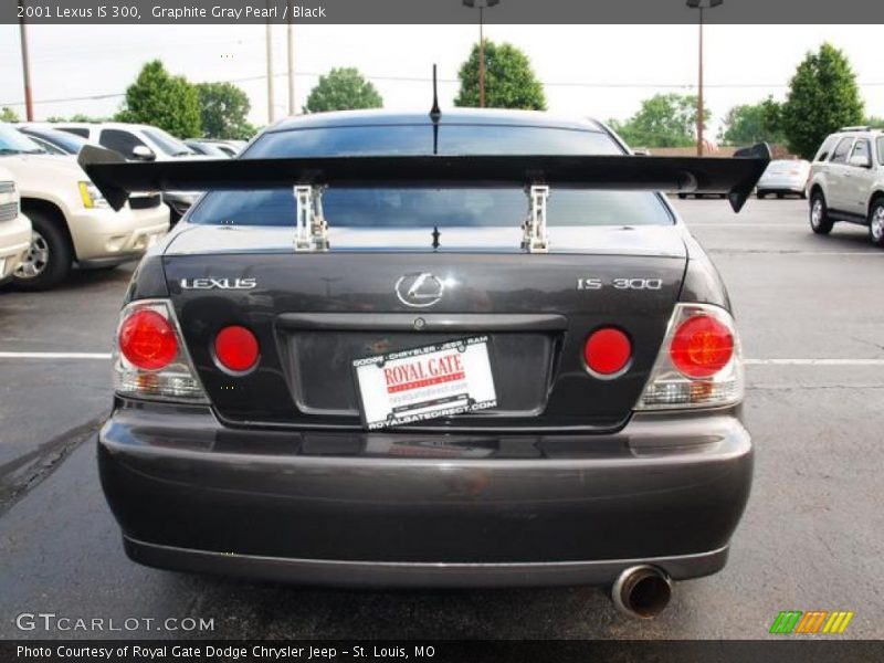 Graphite Gray Pearl / Black 2001 Lexus IS 300