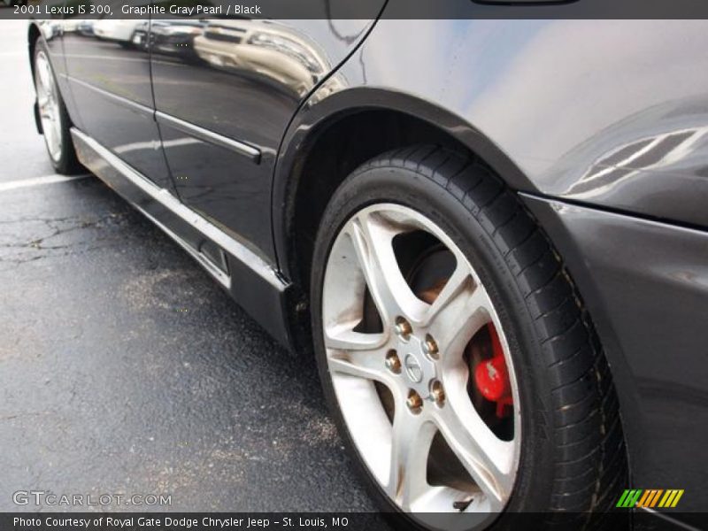 Graphite Gray Pearl / Black 2001 Lexus IS 300