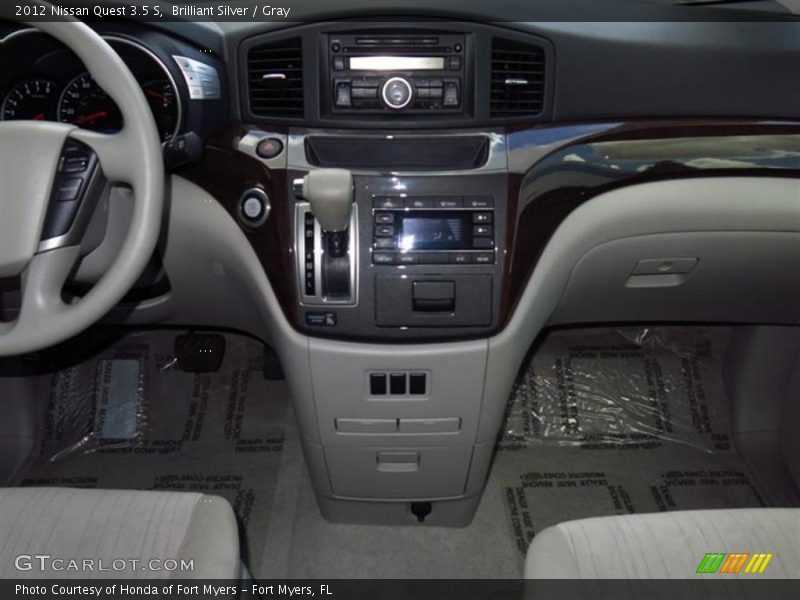 Brilliant Silver / Gray 2012 Nissan Quest 3.5 S