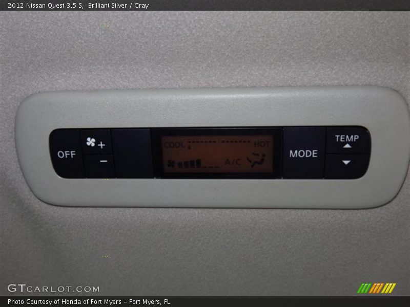 Brilliant Silver / Gray 2012 Nissan Quest 3.5 S