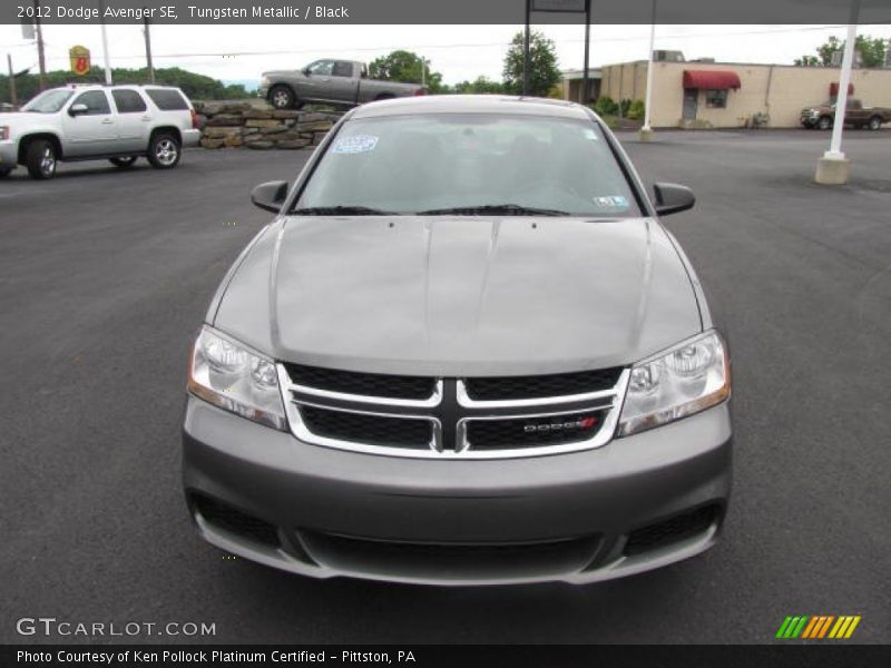 Tungsten Metallic / Black 2012 Dodge Avenger SE