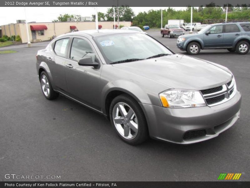 Tungsten Metallic / Black 2012 Dodge Avenger SE