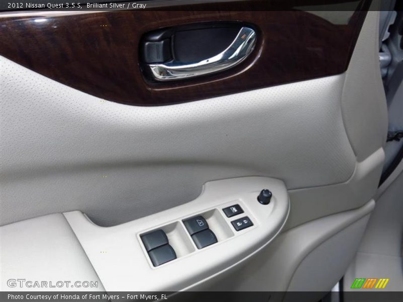 Brilliant Silver / Gray 2012 Nissan Quest 3.5 S