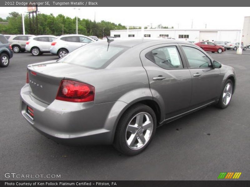 Tungsten Metallic / Black 2012 Dodge Avenger SE