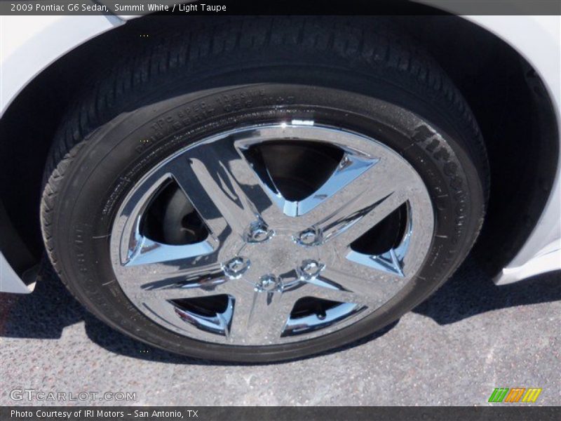 Summit White / Light Taupe 2009 Pontiac G6 Sedan