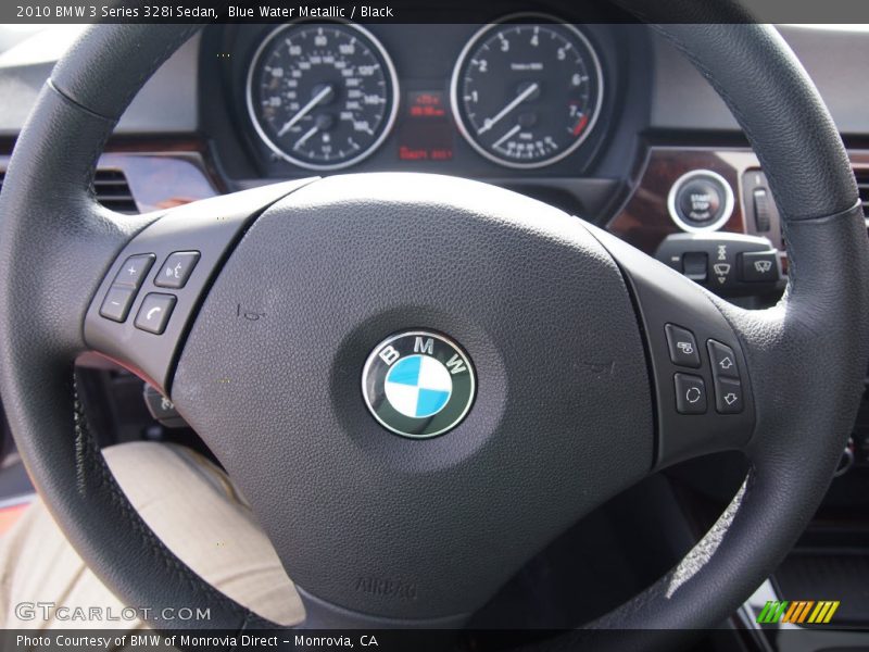 Blue Water Metallic / Black 2010 BMW 3 Series 328i Sedan