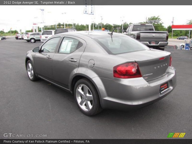 Tungsten Metallic / Black 2012 Dodge Avenger SE