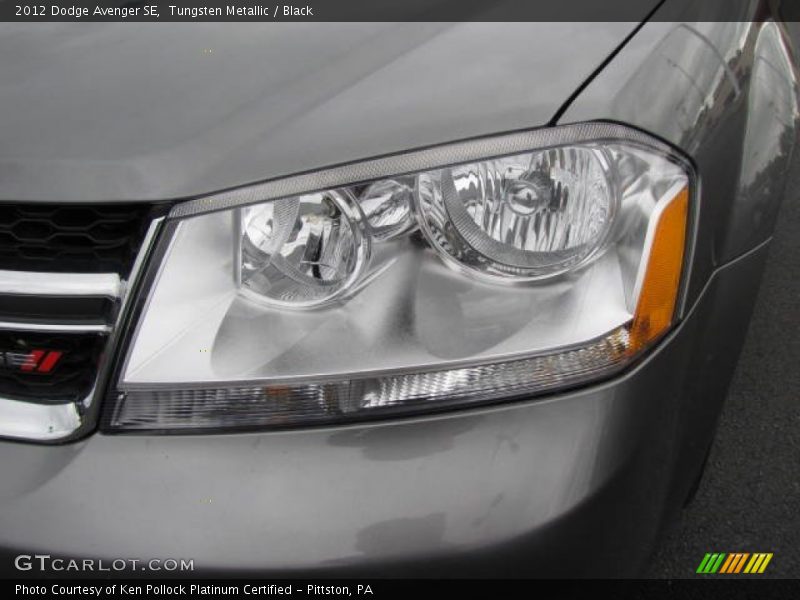 Tungsten Metallic / Black 2012 Dodge Avenger SE
