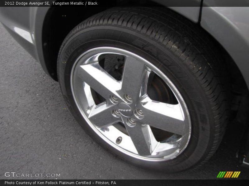 Tungsten Metallic / Black 2012 Dodge Avenger SE