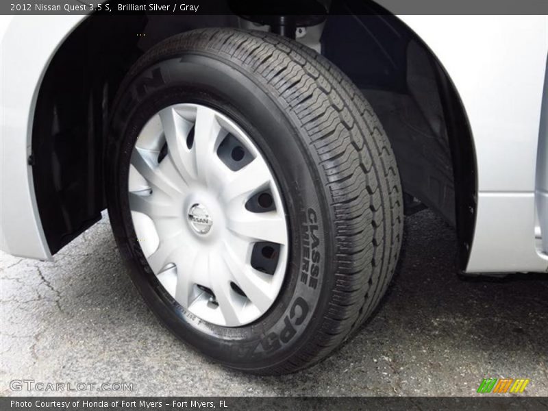 Brilliant Silver / Gray 2012 Nissan Quest 3.5 S