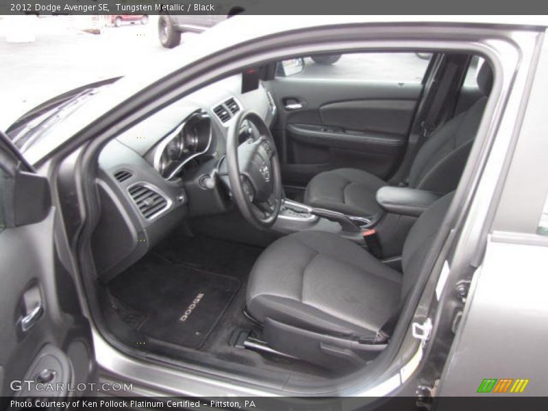 Tungsten Metallic / Black 2012 Dodge Avenger SE