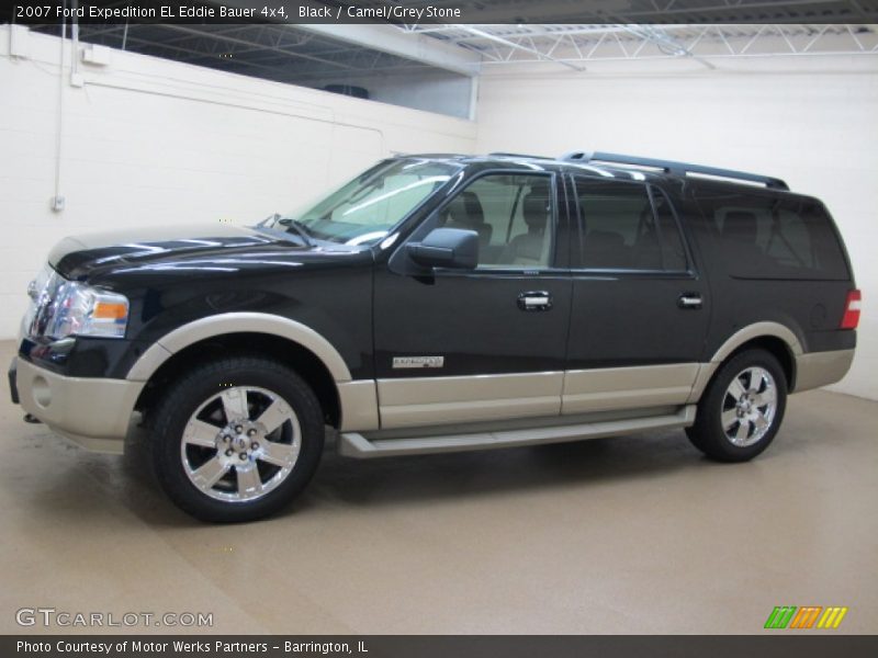 Black / Camel/Grey Stone 2007 Ford Expedition EL Eddie Bauer 4x4