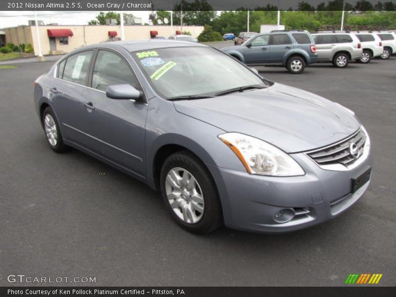 Ocean Gray / Charcoal 2012 Nissan Altima 2.5 S