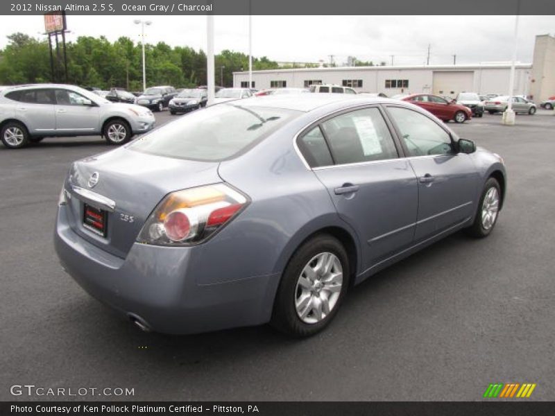 Ocean Gray / Charcoal 2012 Nissan Altima 2.5 S