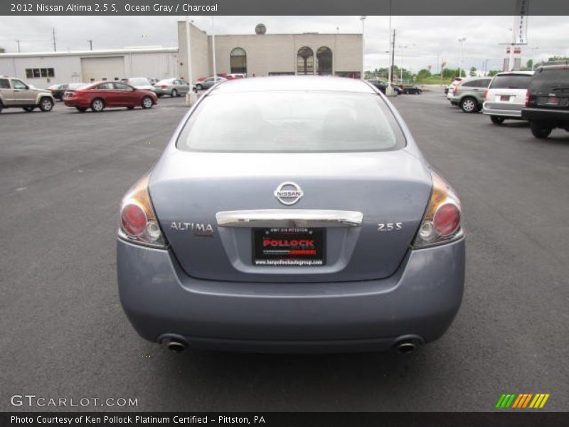 Ocean Gray / Charcoal 2012 Nissan Altima 2.5 S