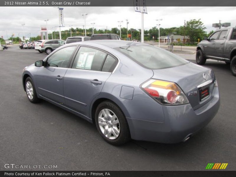 Ocean Gray / Charcoal 2012 Nissan Altima 2.5 S