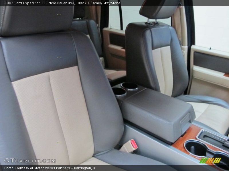 Black / Camel/Grey Stone 2007 Ford Expedition EL Eddie Bauer 4x4