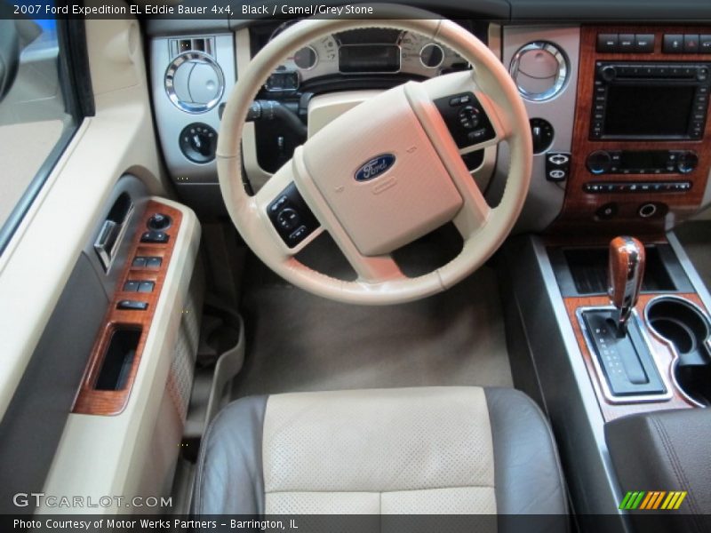 Black / Camel/Grey Stone 2007 Ford Expedition EL Eddie Bauer 4x4