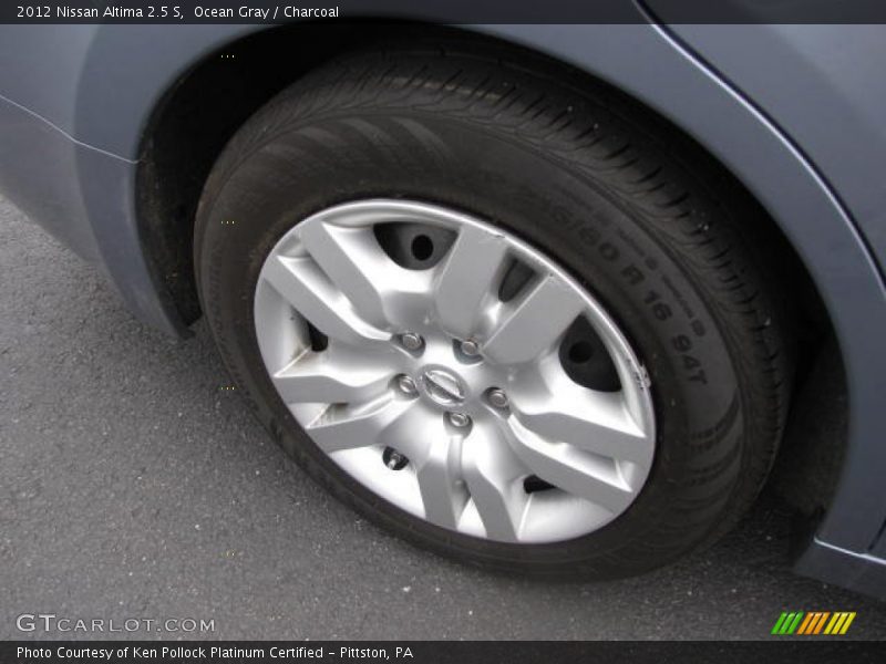 Ocean Gray / Charcoal 2012 Nissan Altima 2.5 S