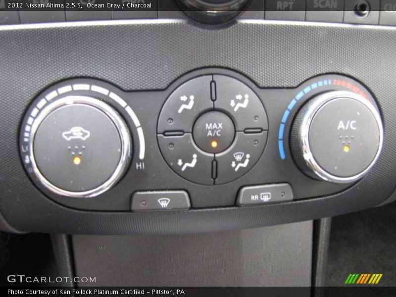 Ocean Gray / Charcoal 2012 Nissan Altima 2.5 S