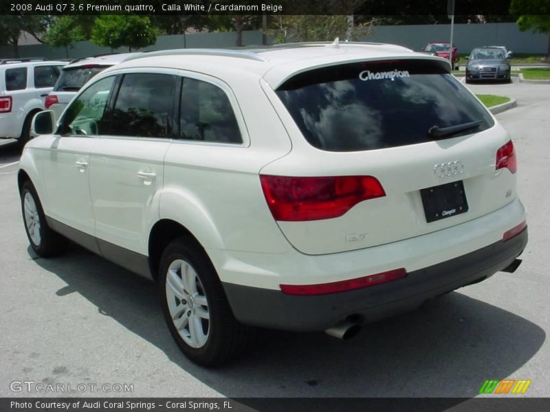 Calla White / Cardamom Beige 2008 Audi Q7 3.6 Premium quattro