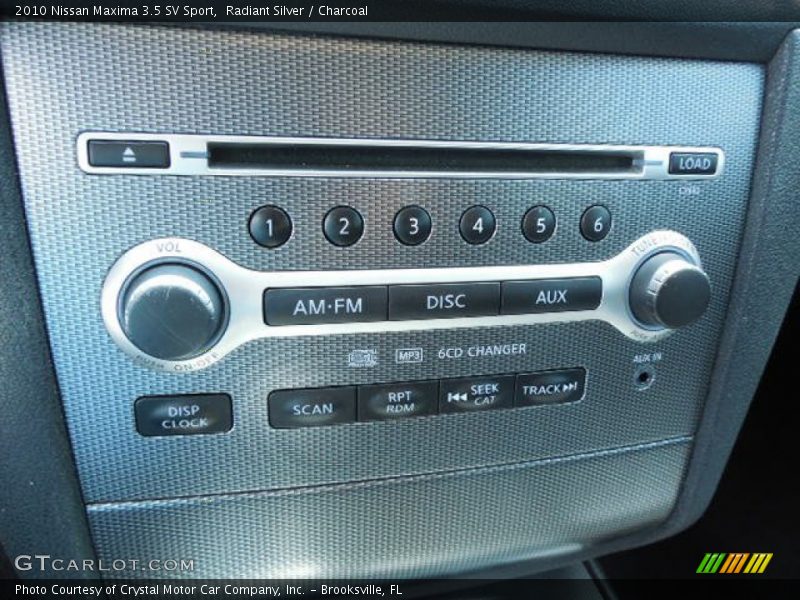 Radiant Silver / Charcoal 2010 Nissan Maxima 3.5 SV Sport