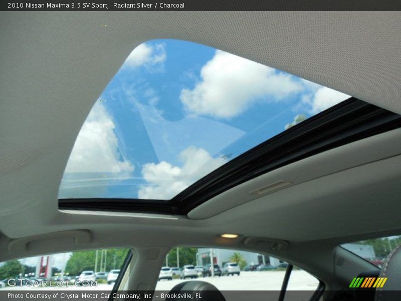 Radiant Silver / Charcoal 2010 Nissan Maxima 3.5 SV Sport