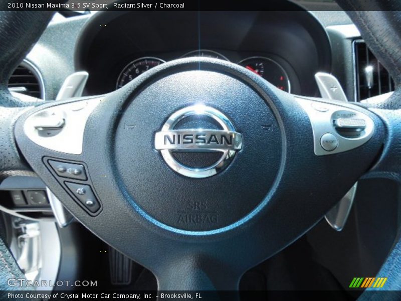 Radiant Silver / Charcoal 2010 Nissan Maxima 3.5 SV Sport