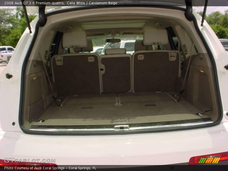 Calla White / Cardamom Beige 2008 Audi Q7 3.6 Premium quattro