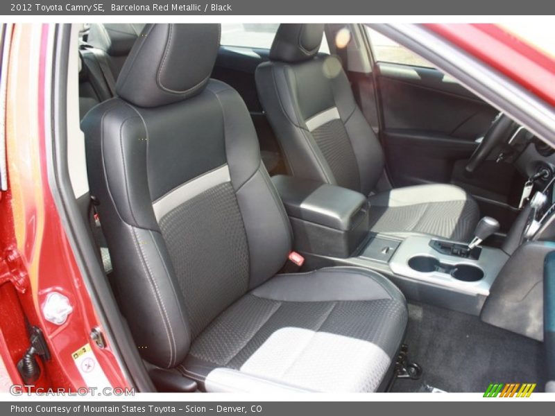 Barcelona Red Metallic / Black 2012 Toyota Camry SE