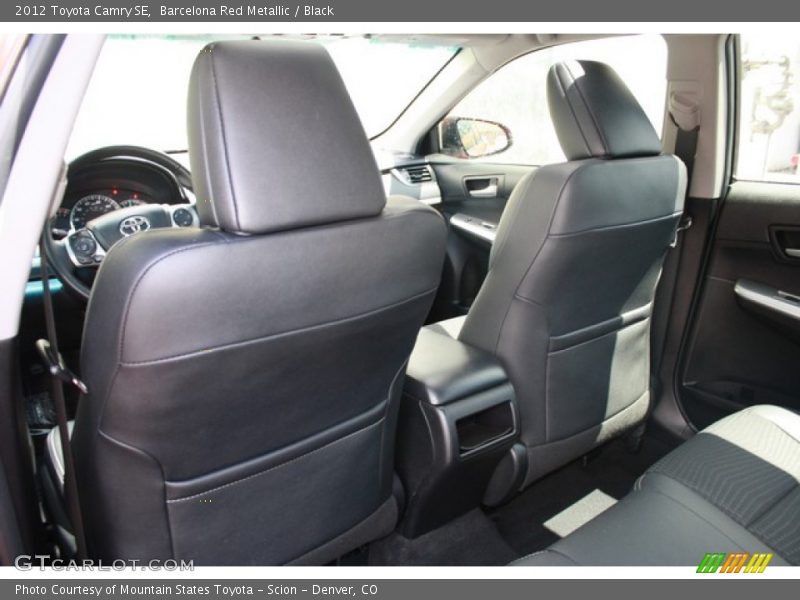 Barcelona Red Metallic / Black 2012 Toyota Camry SE