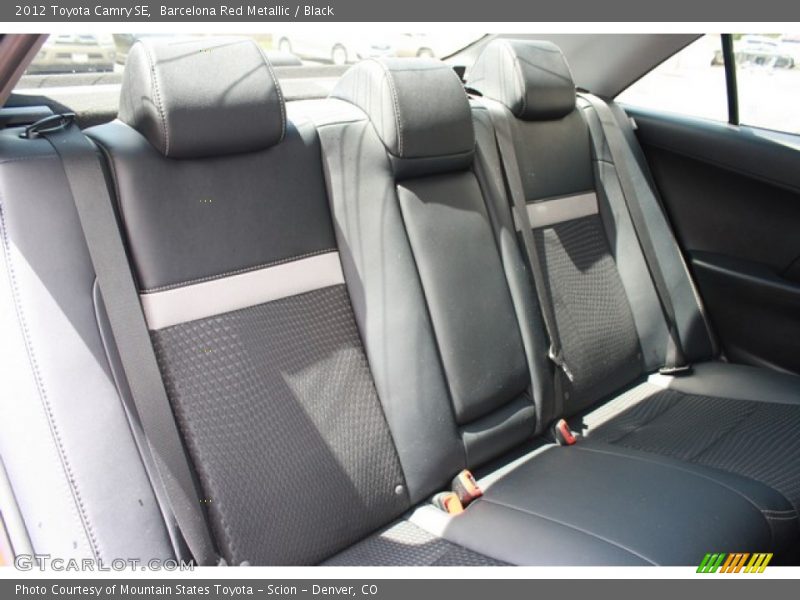 Barcelona Red Metallic / Black 2012 Toyota Camry SE