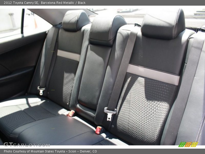 Barcelona Red Metallic / Black 2012 Toyota Camry SE