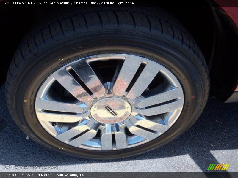 Vivid Red Metallic / Charcoal Black/Medium Light Stone 2008 Lincoln MKX