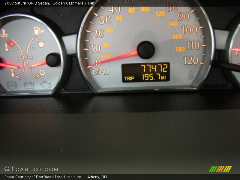 Golden Cashmere / Tan 2007 Saturn ION 3 Sedan