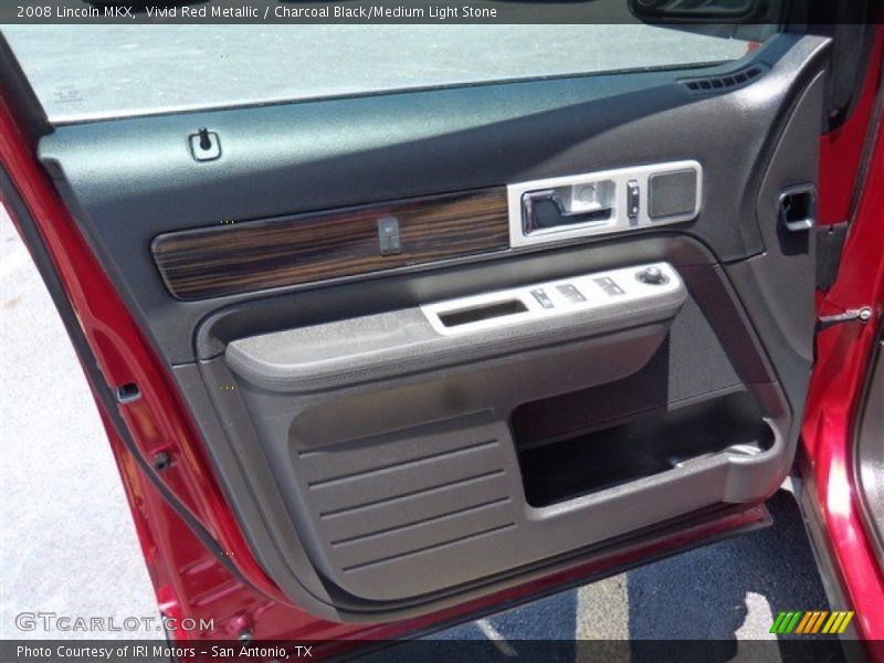 Vivid Red Metallic / Charcoal Black/Medium Light Stone 2008 Lincoln MKX